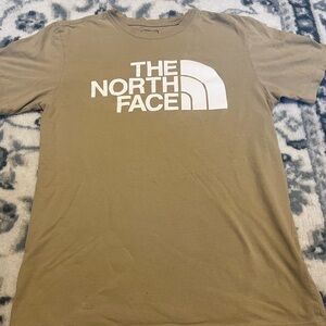 The North Face Tan Short Sleeve Tee Casual Comfort
